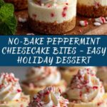 No-Bake Peppermint Cheesecake Bites Recipe