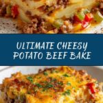 Cheesy Potato Beef Bake Recipe