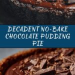 No-Bake Chocolate Pudding Pie Recipe