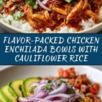 Chicken Enchilada Bowls with Cauliflower Rice Recipe