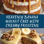 Heavenly Banana Walnut Cream Cake Recipe