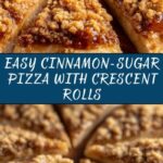 Cinnamon-Sugar Pizza Made with Crescent Rolls Recipe
