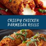 Crispy Chicken Parmesan Rolls Recipe
