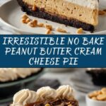 No Bake Cream Cheese Peanut Butter Pie Recipe