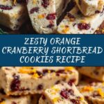 Orange Cranberry Shortbread Cookies Recipe