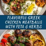 Greek Chicken Meatballs Recipe
