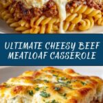 Cheesy Loaded Beef Meatloaf Casserole Recipe