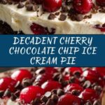 Cherry Chocolate Chip Ice Cream Pie Recipe