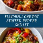 One Pot Wonder Stuffed Pepper Skillet Recipe
