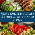 Grilled Chicken & Avocado Salad Bowl Recipe