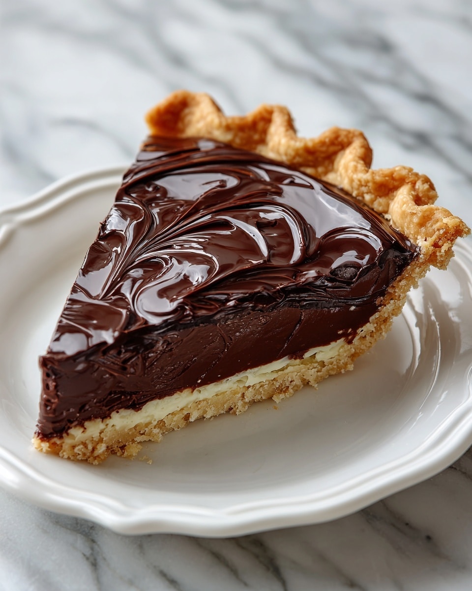 Hot Fudge Pie Recipe - Recipe Image