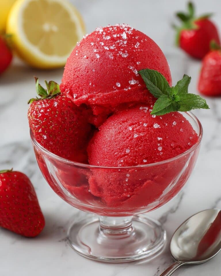 Strawberry Sorbet: The Ultimate Guide to Making It at Home Recipe