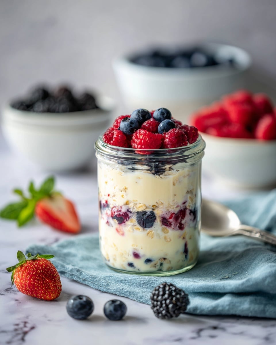 Berry Blast Overnight Oats Recipe - Recipe Image