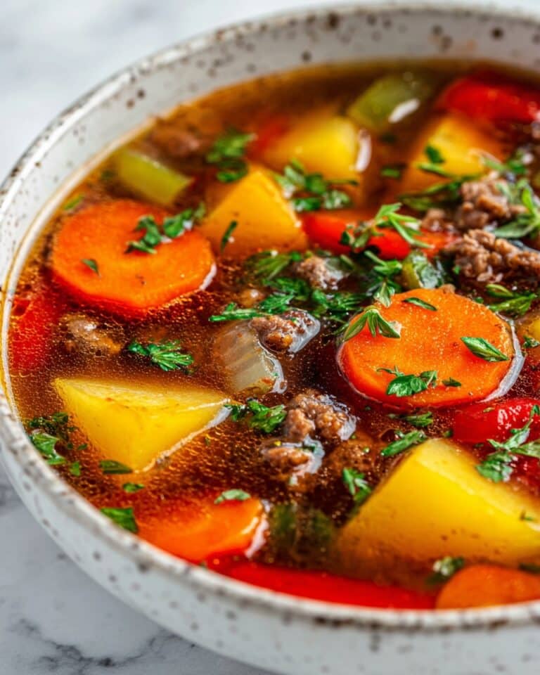 Easy Vegetable Beef Soup Recipe