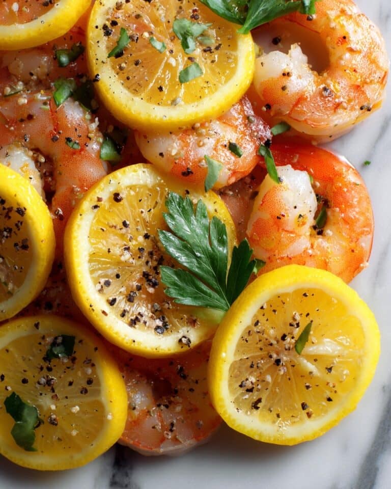 Baked Butter Lemon Shrimp Recipe