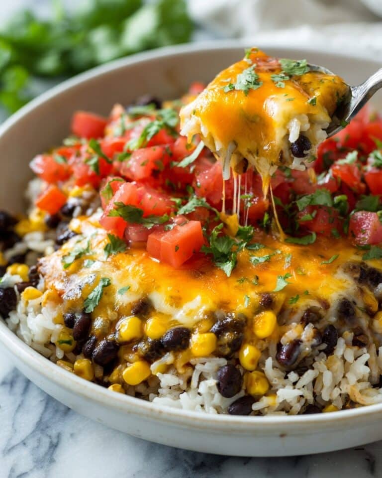 One-Pot Taco Rice Skillet Recipe
