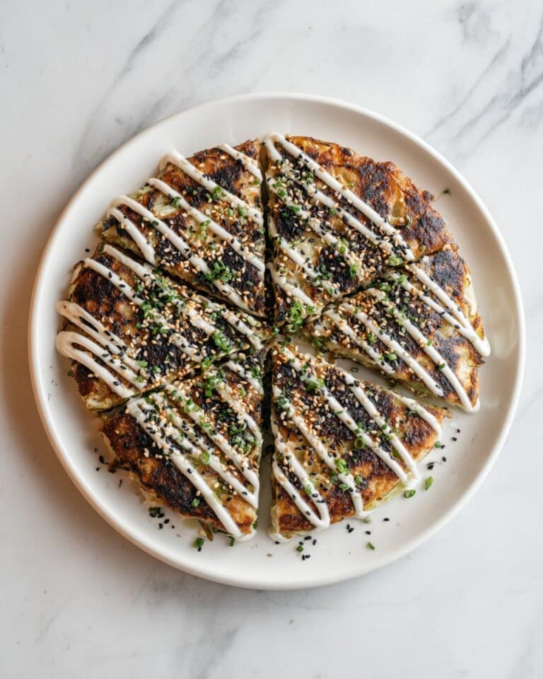 Okonomiyaki: Japanese Cabbage Pancake Recipe