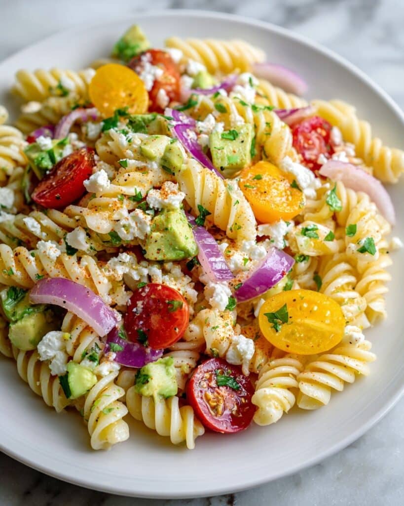 Healthy Street Corn Pasta Salad Recipe