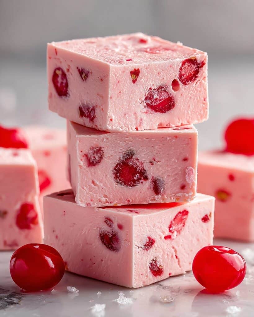 No-Bake Cherry Fudge Recipe