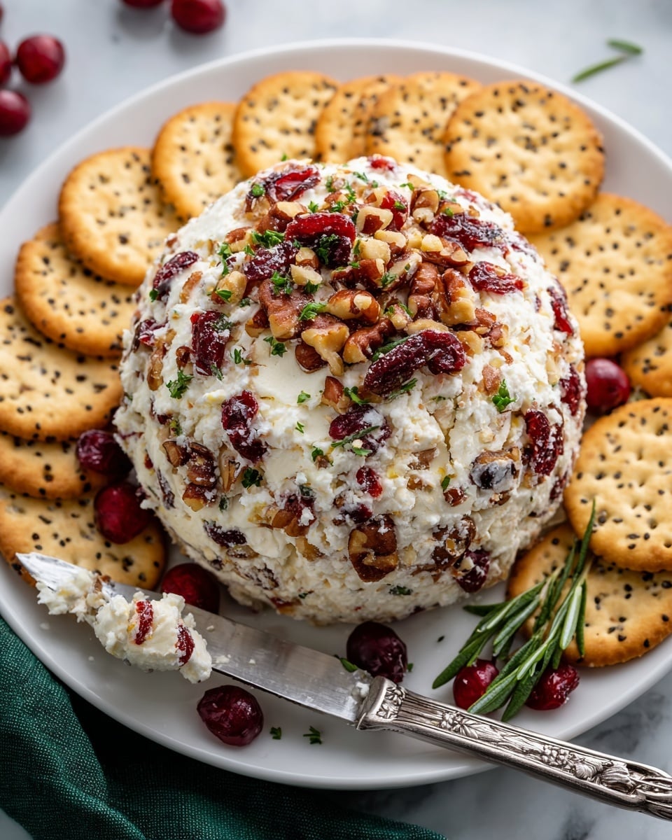 Cranberry Pecan Cheese Ball Recipe