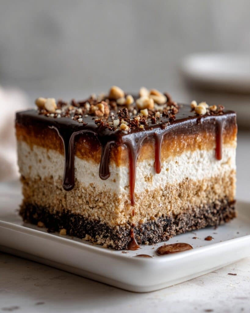 Chocolate Peanut Butter Lasagna Recipe