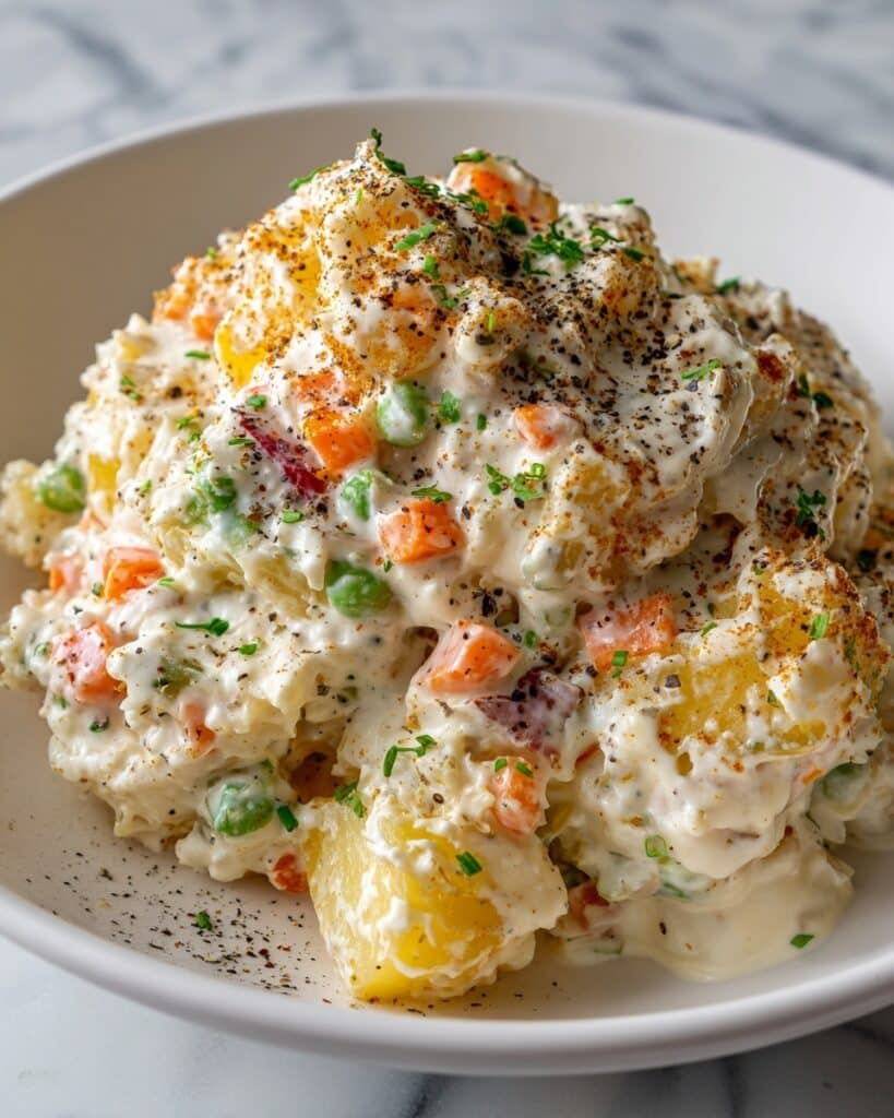 Classic Creamy Potato Salad Recipe