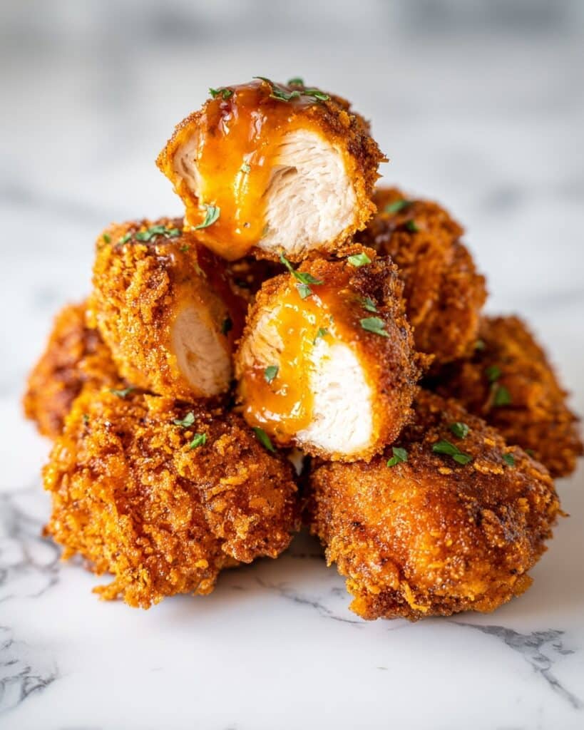 Baked Crunchy Hot Honey Chicken Recipe