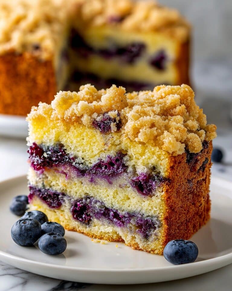 Blueberry Sour Cream Coffee Cake Recipe