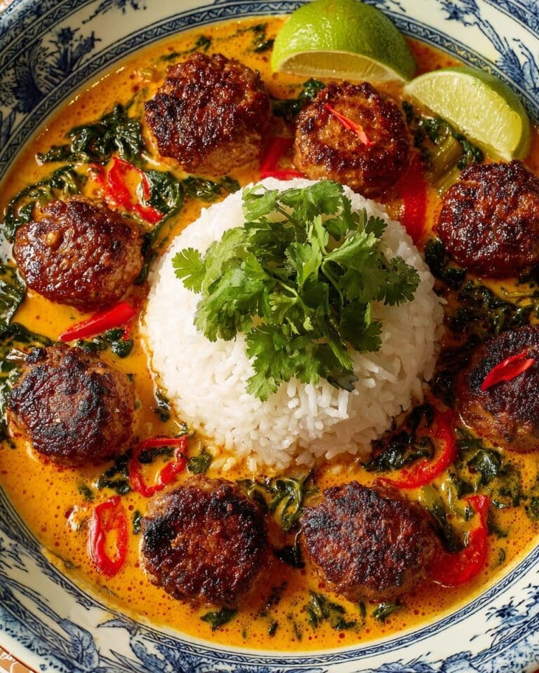 Thai Coconut Curry Meatballs Recipe