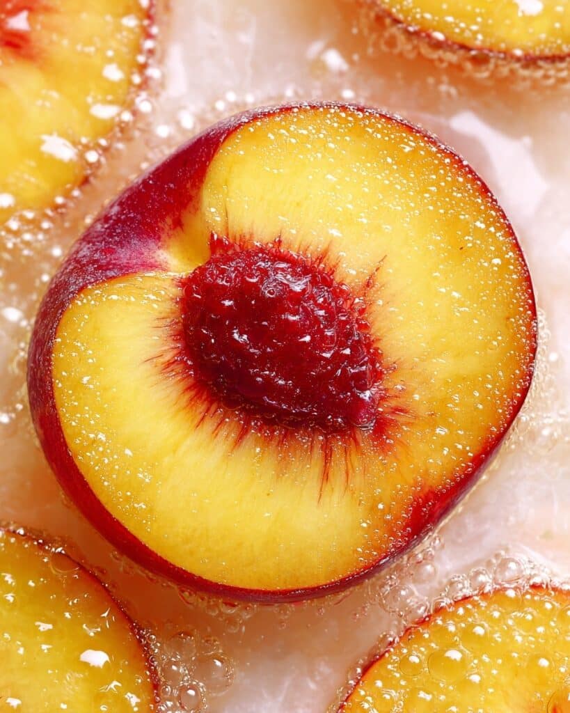 Caramel Peach Upside Down Cake Recipe