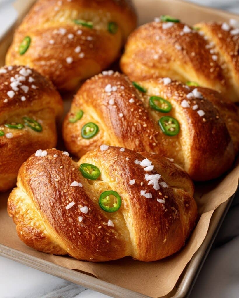 Jalapeno Cheddar Pretzel Twists Recipe