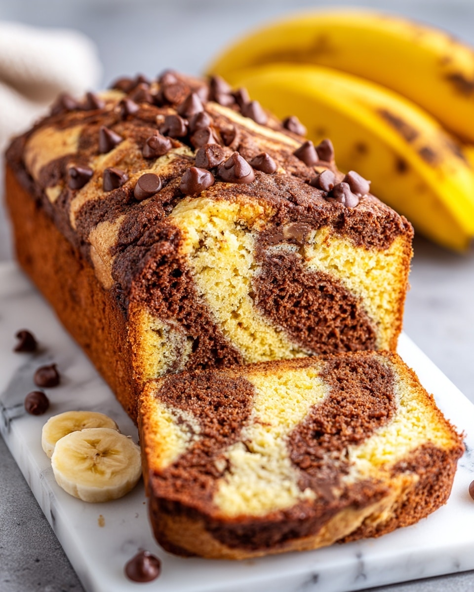High Protein Chocolate Banana Bread Recipe - Recipe Image