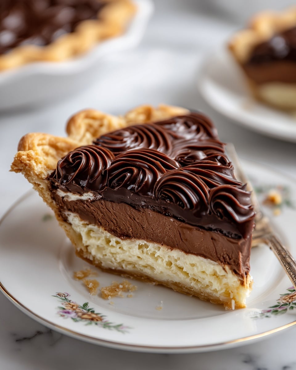 Hot Fudge Pie Recipe - Recipe Image