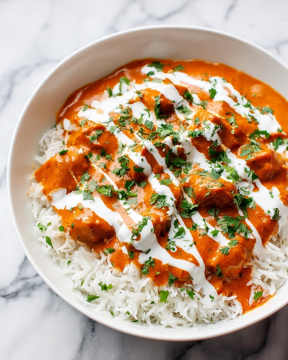 Easy Slow Cooker Butter Chicken & Rice Meal Recipe - Recipe Image
