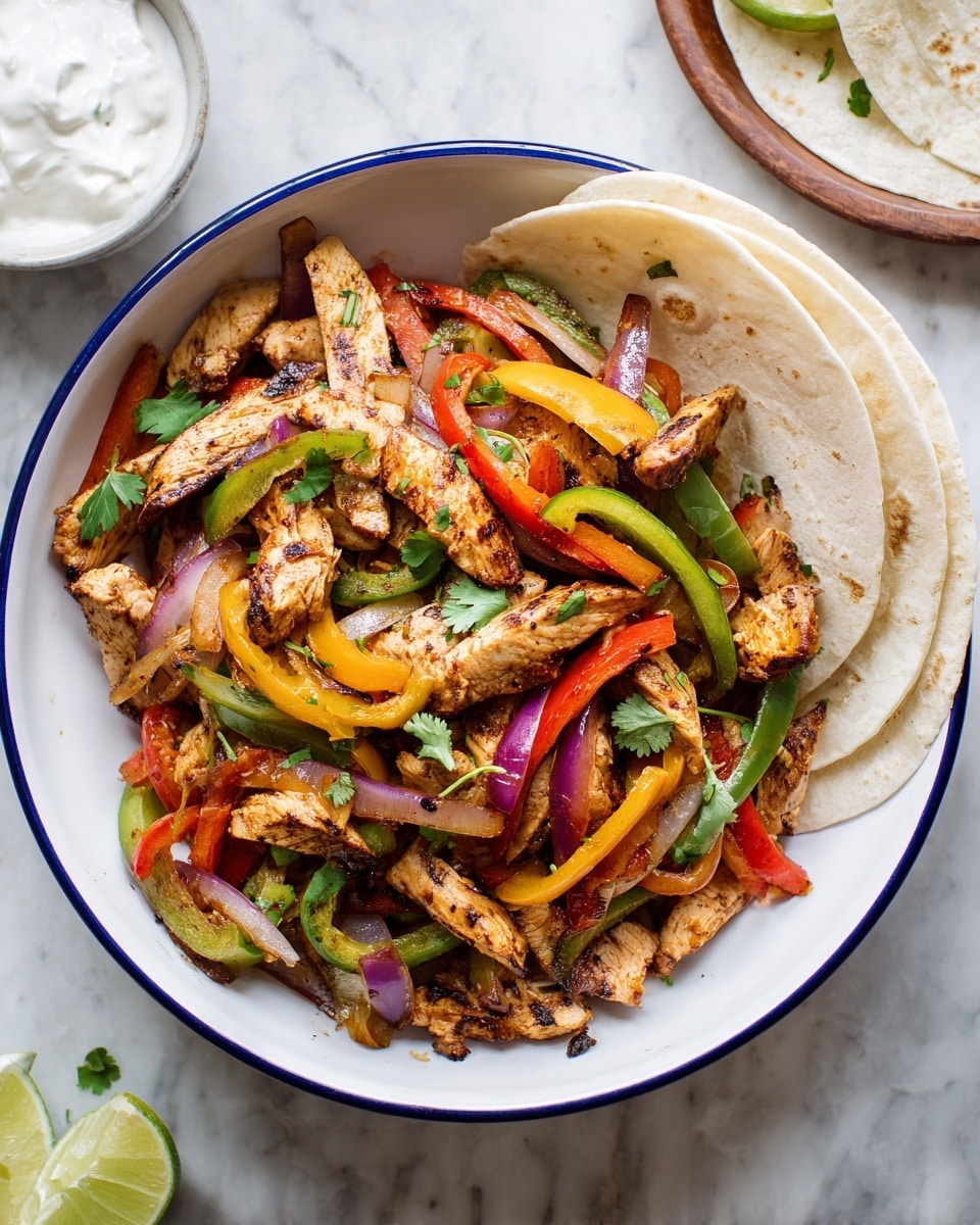 Air Fryer Chicken Fajitas Recipe - Recipe Image