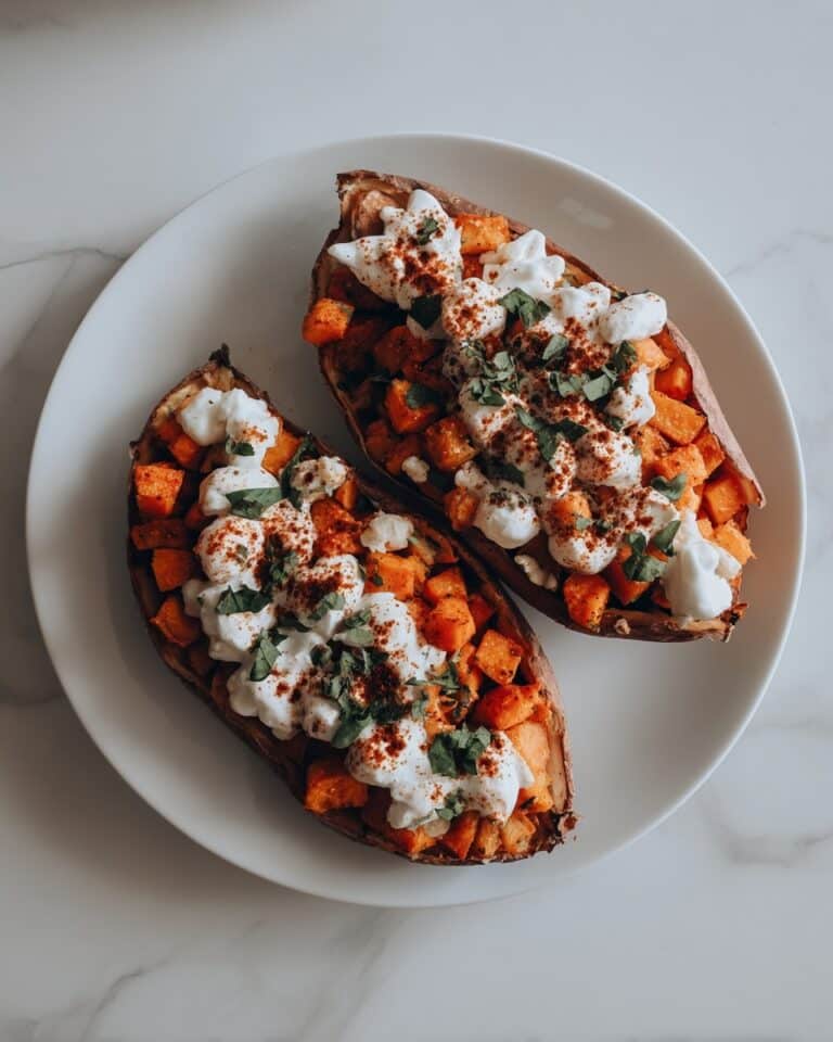 Stuffed Sweet Potatoes with Cinnamon, Marshmallows, and Pecans Recipe
