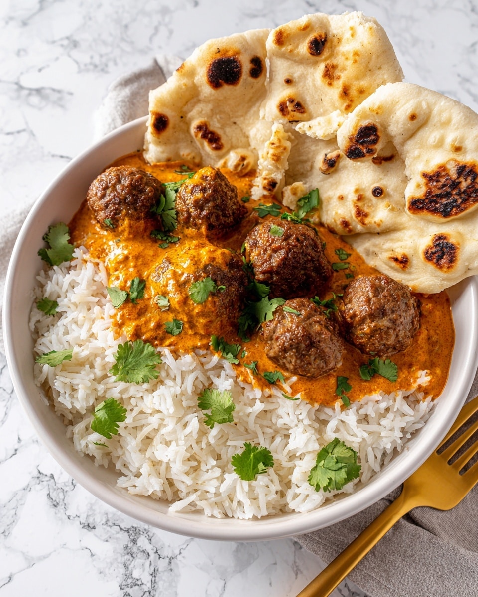 Butter Chicken Meatballs Recipe - Recipe Image