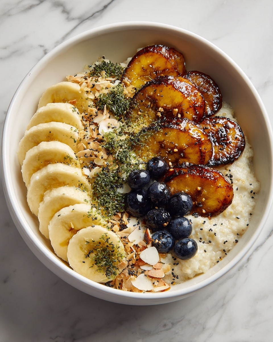 Caramelized Banana Split Overnight Oats Recipe - Recipe Image