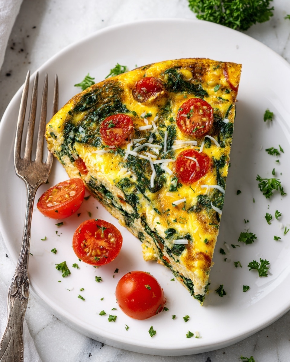 Healthy Vegetable Frittata Recipe - Recipe Image