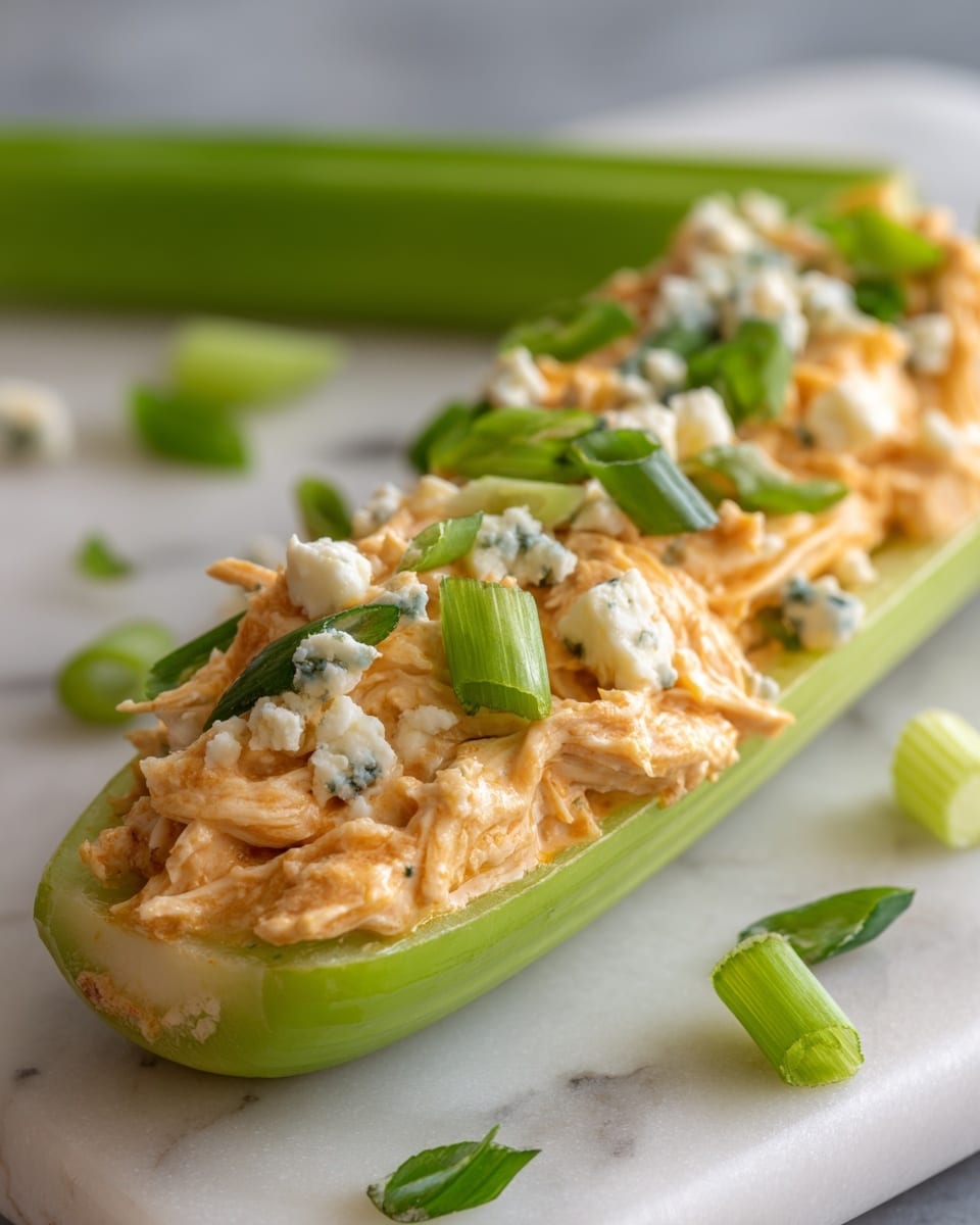 Buffalo Chicken Celery Sticks Recipe - Recipe Image