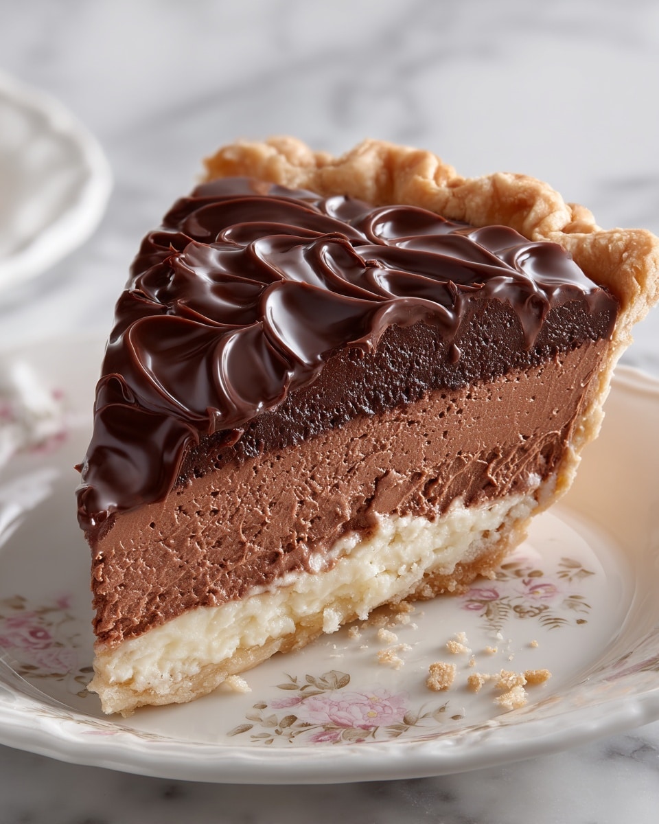 Hot Fudge Pie Recipe - Recipe Image