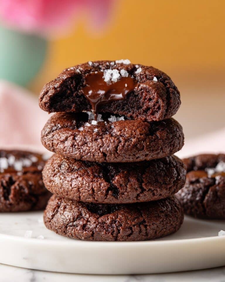 Rich Chocolate Cookies with Glossy Ganache Glaze Recipe