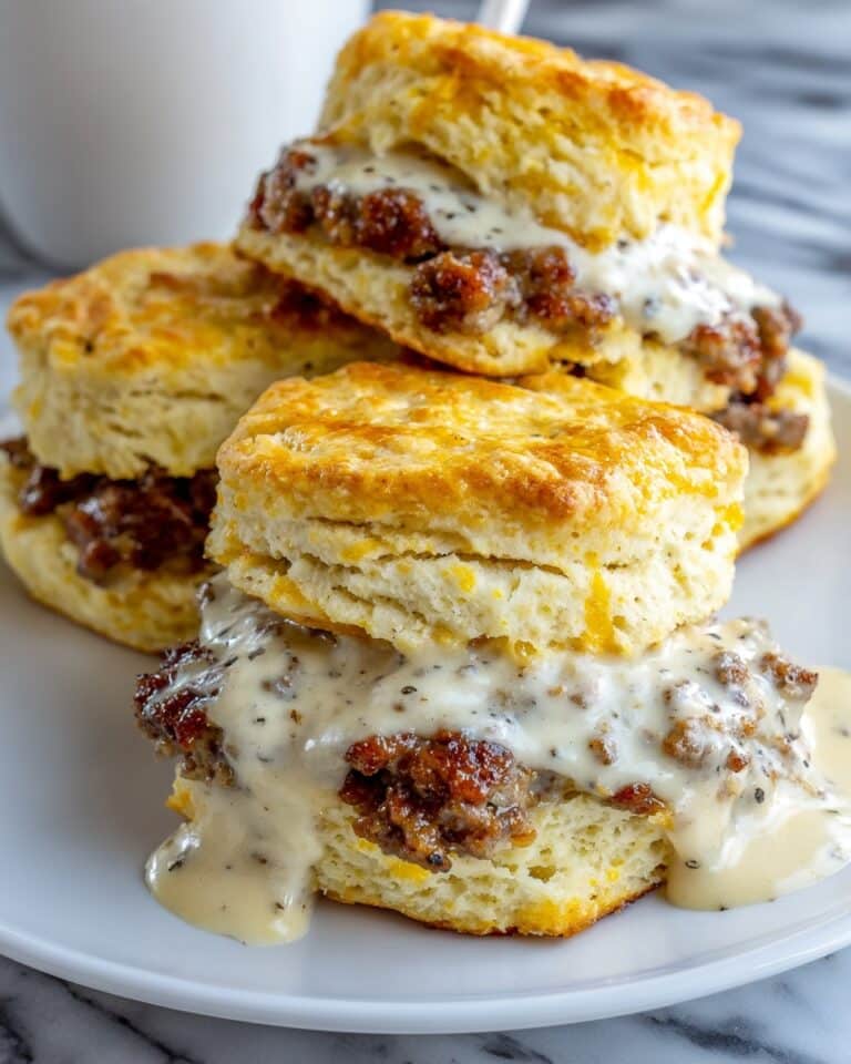 Sausage, Gravy, & Biscuit Pie Recipe