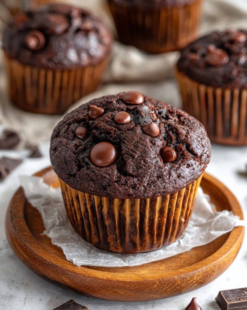 Costco Chocolate Muffins (Homemade Version!) Recipe