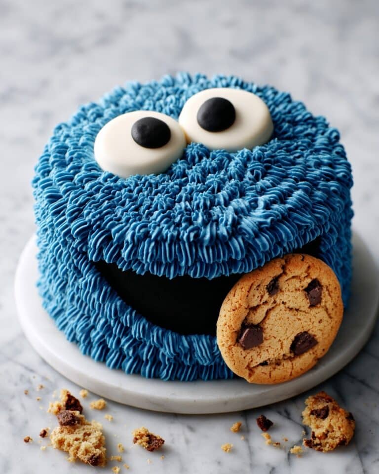 Cookie Monster Cake Recipe
