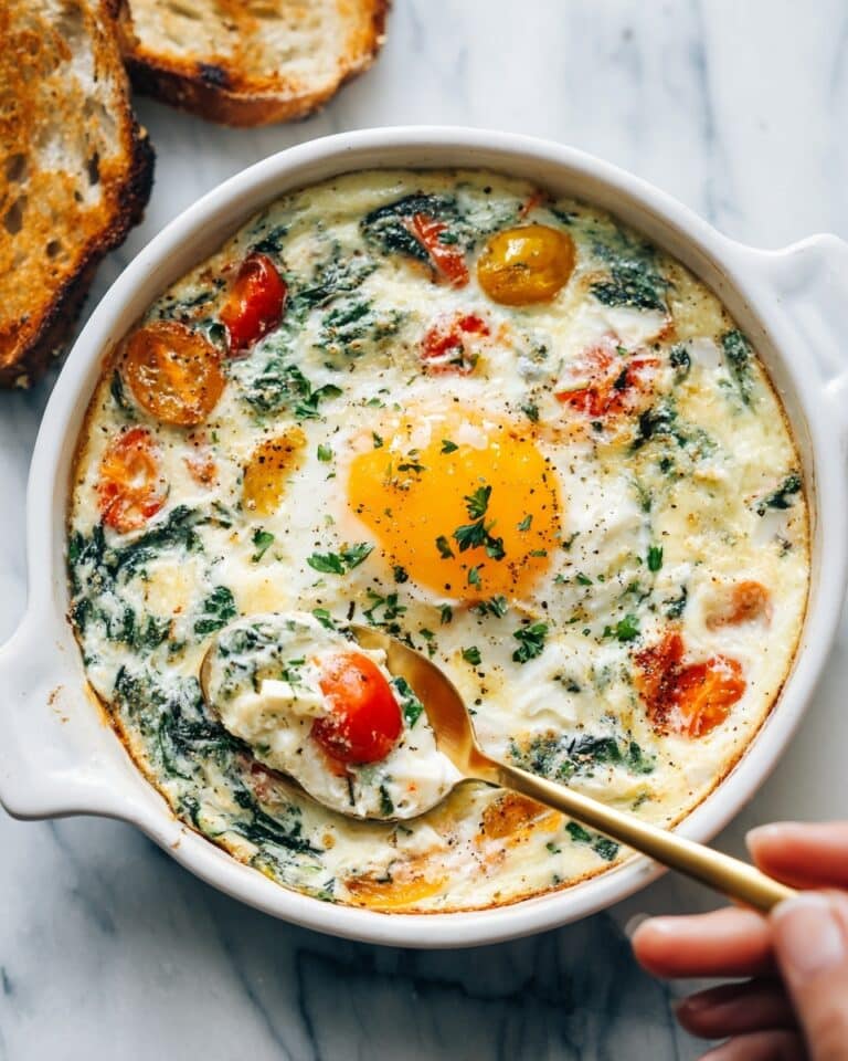 Baked Feta Eggs Recipe