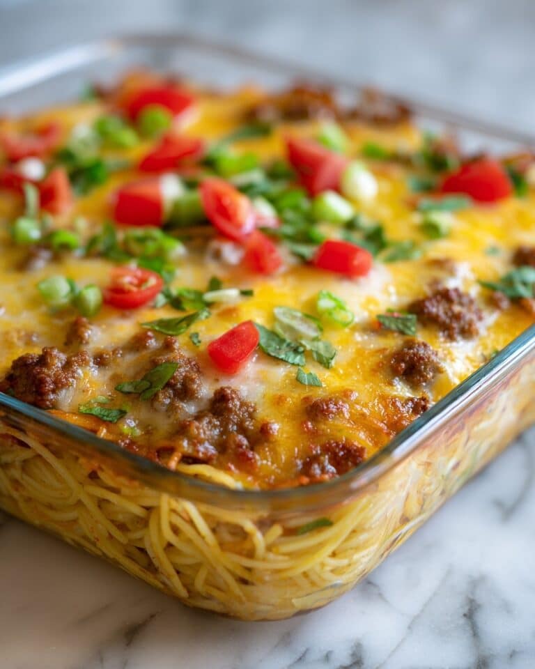 Taco Spaghetti Casserole Recipe