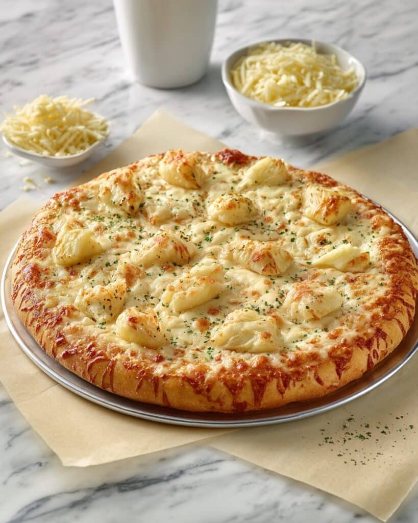 Creamy Garlic White Pizza Sauce Recipe