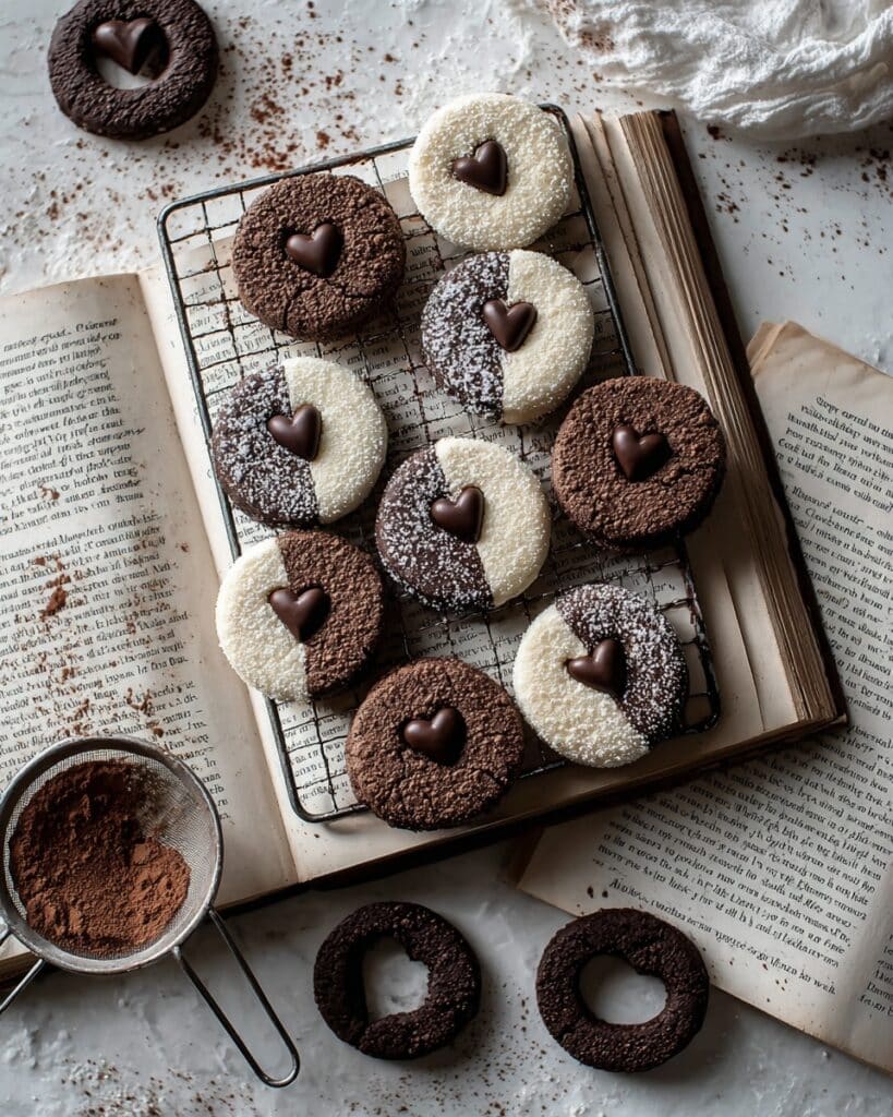 Linzer Heart Cookies with Chocolate Filling Recipe