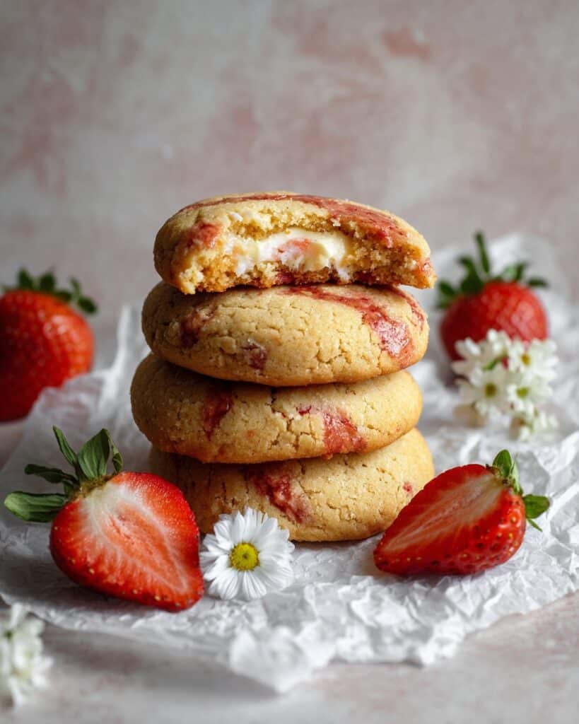 Strawberry Cheesecake Cookies Recipe